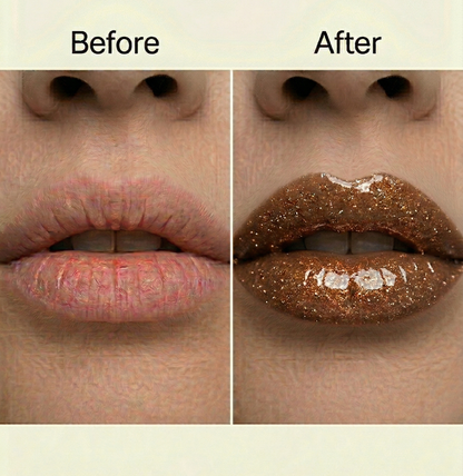 BELEY Glitter Lip Oil – Gold Shimmer