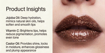 BELEY Glitter Lip Oil –Bronze Copper Shimmer