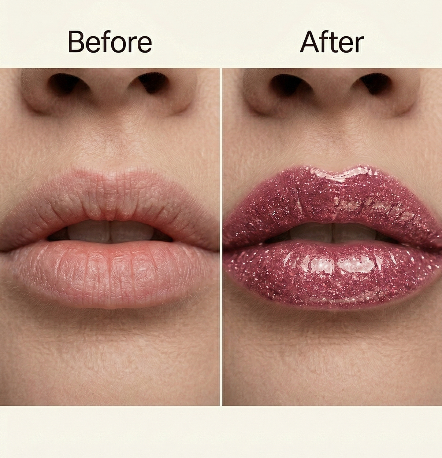 BELEY Glitter Lip Oil – Rose Pink