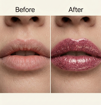 BELEY Glitter Lip Oil – Rose Pink