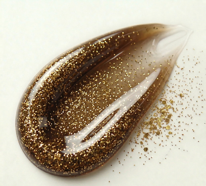 BELEY Glitter Lip Oil – Gold Shimmer