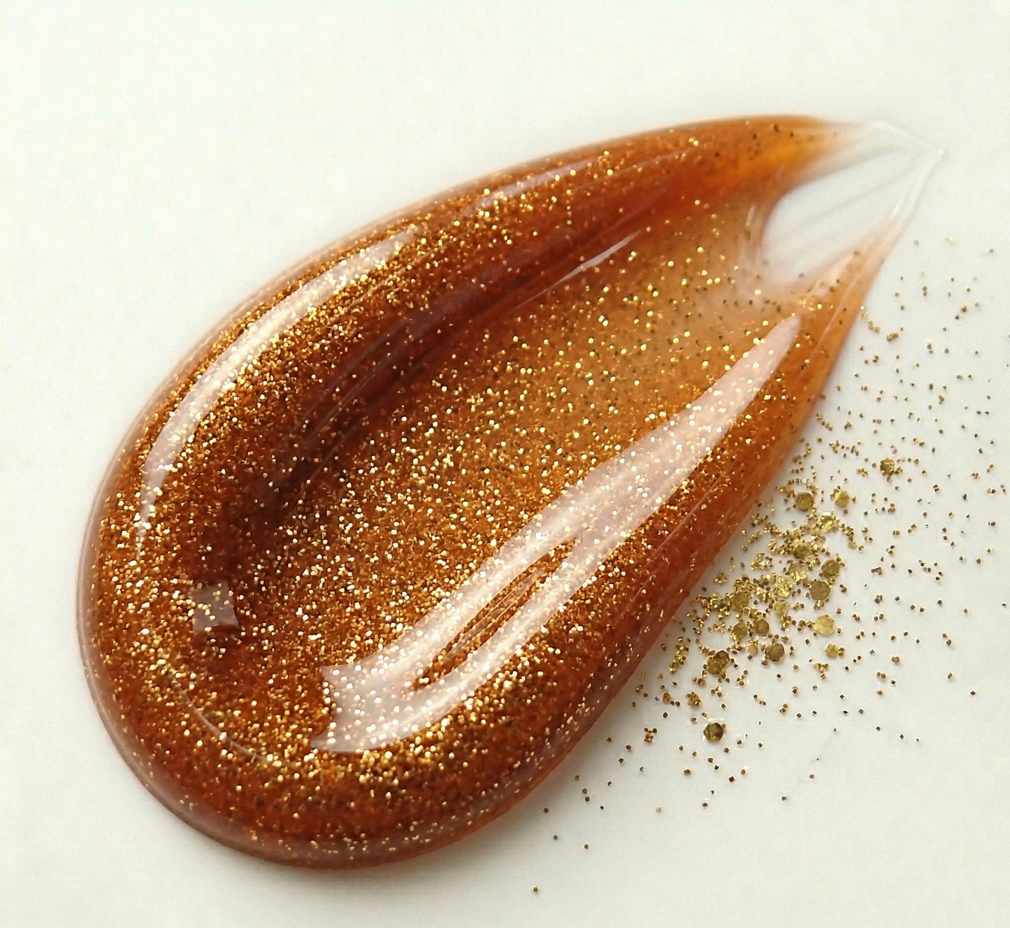 BELEY Glitter Lip Oil – Rust Orange Terracotta Shimmer